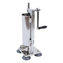 Meat Filler Machine Stainless Steel+ Filling Tubes 3L Commercial Sausage Stuffer - Silver - View 4