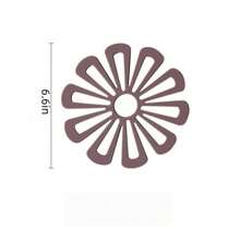 Thickened Placemat, Heat Insulation Pad For Dining Table, Floral Pattern Anti-Scald Home Plate Pad - 1pc-multi-color - View 3