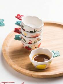 1 PIEZA Cuenco ligero y personalizado para hornear, postre o salsa, ideal para uso en el hogar, restaurantes y también como vajilla infantil. Cuenco multiusos de cerámica, ideal para salsas, especias y postres.