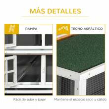 PawHut Pet Houses & Cages - White - View 9