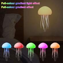 NetHong 2025 Jellyfish Hanging Light Voice Control Night Lights Atmosphere Lamp Base UK - White - View 7
