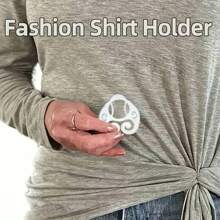 1/2/6pcs Multifunctional Women Shirt Clips, Sporty Plastic Shirt Tail Clips For T-Shirts And Dresses, Fashion Accessory - Multicolor - View 3