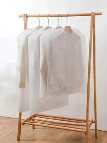 1-4pcs Dustproof Bag,Washable Dust Cover, Hanger Clothes Clothing Storage Bag, Suitable For Dress, Shirts, Coats, Oxford Fabrics, Suitable For Bedrooms And Wardrobes, Premium Clothing Hanging Bag-Breathable Plastic Cover, Ideal Home Organizing Box, Space-Saving Wardrobe Solution, Zipper Closure - Multicolor - View 3