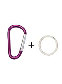 1/6/9个装铝合金D型环登山扣，大号登山扣带钥匙扣，徒步配件，迷你登山扣，钥匙扣，适用于背包、手提包、书包，哥特Y2K风格 - 彩色 - 查看 21