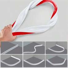 Tira impermeable en forma de T para baño, piso de baño, encimera de cocina, tira de separación de áreas seca y húmeda, tira impermeable autoadhesiva