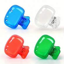 Set de 4 cubiertas protectoras portátiles para cabezales de cepillo de dientes con caja de almacenamiento fácil de abrir/cerrar, protector de cepillo de dientes, accesorio de baño esencial para el hogar y viajes, libre de alcohol