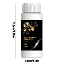 100mml Golden Leaf Adhesive, Water-Based Varnish, DIY Jewelry Making Supplies, Crafts & Sewing, Artistic Gilding Kit - Black - View 2