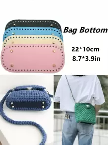 Handbag Oval Bag Bottom DIY Bag With Accessories DIY Handmade Case Bag Accessories - Multicolor - View 2