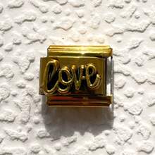 1 Pc New Italian Style Modular Personalized Bracelet Series Gold Base Red Dice Soldier Perfume Series - Gold - View 2