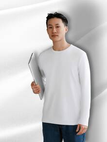 Men T-Shirts - White / Black / Navy Blue - View 5