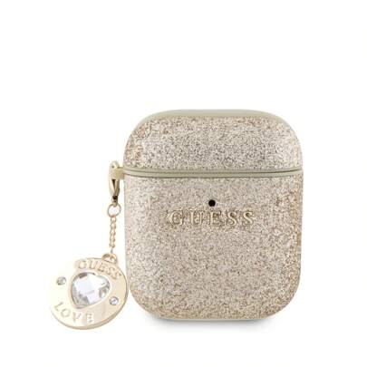  Case Guess Logo Clásico Para AirPods 1/2 - Airpods Pro  - Brillos