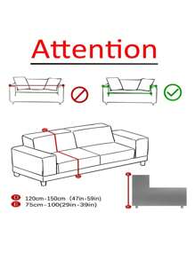 1件装豹纹弹力沙发套，四季通用，简约百搭，客厅沙发保护套，家居装饰