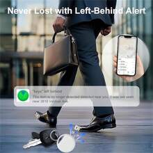 RSH 2 Pieces Air Tracker Wallet Finder Smart Tag, Suitable For Iphone Find My App(Only For IOS) Luggage Tracker Wireless Key Detector Item Finder,Smart Label Worldwide Location Tracking Lose Pet Wallet Backpack Hand Luggage Car(Not For Android System)