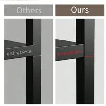 1 件可调节金属微波炉架，可扩展厨柜架子储物架，碳钢微波炉支架，用于厨具和餐具储存 - 黑色 - 查看 5