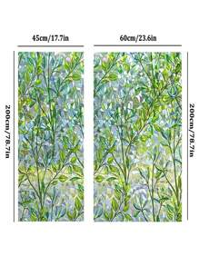 1卷窗户隐私膜彩色玻璃窗膜彩虹窗膜窗户贴纸非粘性可重复使用装饰用于房间礼物生日毕业房间装饰家居装饰墙壁装饰浴室装饰卧室装饰房间装饰用品客厅装饰家居装饰客厅墙壁艺术墙纸贴纸 - 白色 - 查看 5
