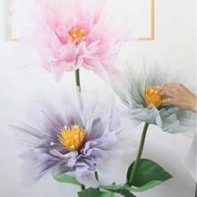 1pc 40cm Artificial Large Peony Flower Arch Decor, Party Wedding Photography Backdrop Prop, Handmade Art DIY Indoor Outdoor Wedding Decoration (Excluding Leaves And Stand) - Multicolor - View 3