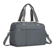 Multi-Functional Travel Bag, Large Tote & Duffle Bag With Expandable Compartment, Wet/Dry Pocket, Versatile For Work, Travel, Weekend, School & Gym – Perfect For Women And Men, Stylish Design With Adjustable Shoulder Strap - Dark Grey - View 9