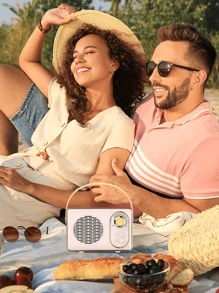 Retro Bluetooth Speaker, Wireless Mini Speaker, Clear Stereo Sound, Deep Bass, Retro Portable Speaker, Compatible With IPhone, Android Devices And Tablets