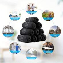 一次性防滑鞋套，室内一次性防滑鞋套，适合美国男士 11 码和美国女士 13 码，无纺布（黑色 50 件套）