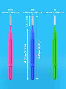 Dr.Emma Dr. Emma 50 件装牙间刷、牙齿清洁工具、口腔牙齿卫生牙间刷、牙签清洁器，用于细节清洁