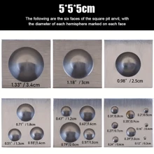 3mm To 34mm Dapping Doming Punch Set, Jewelry Making Metal Forming Tool Kit, Jewelry Making Jingle Bell Tool, Assorted Size Jewelry Punching Tools - Multicolor - View 8