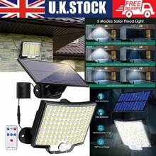 NetHong 106 LED Solar Light Outdoor With Motion Sensor, IP65 Waterproof, 120° Lighting Angle, Solar Wall Light For Garden With 5m Cable - Black - View 4