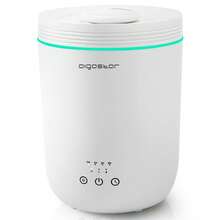Aigostar Umidificatore ambiente Bambini 2,5L, Umidificatore Ultrasuoni a Riempimento Superiore,diffusore di oli essenziali-Bianco,timer da 8 ore, 2 Regolabile Nebbia, 7 luci che cambiano colore - Spina tipo E UE (220-240 V) - Visualizzare 1