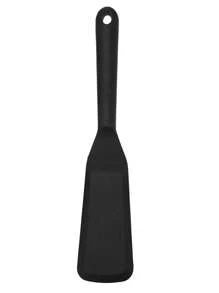 Ensemble de 8 ustensiles de cuisine en silicone pour poêles antiadhésives - Outils de cuisine résistants à la chaleur avec crochets (Noir) - Comprend une spatule, une pelle à égoutter, une cuillère à riz, un passoire, une louche à soupe, des pinces à aliments, une pelle à wok, une pince à nouilles - Ustensiles de cuisine essentiels pour le sauté