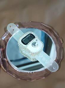 1 pieza Contador electrónico LCD de 5 dígitos con pantalla numérica, contador de dedos compacto, adecuado para entrenamiento deportivo - Multicolor - Ver 15