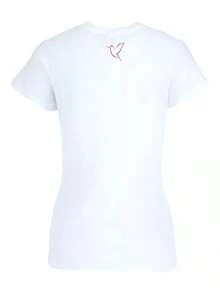 Playera Mujer Flores Primavera - Blanco - Ver 2