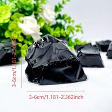 Random 1PC Natural Stone Raw Stone, Gemstone Jewelry, Glitter, Easter Gift, Women Gift, Girlfriend Gift, Halloween Gift, Christmas Gift, Home Decoration, Party Decoration, Crystal Ornaments, Table Decoration - Multicolor - View 5