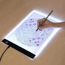 Tracing Light Pad, Drawing Painting Tool, Sketch Projection Drawing, USB Powered Adjustable LED Light Board, Copy Board,Back To School - Translucent Drawing Board - View 2