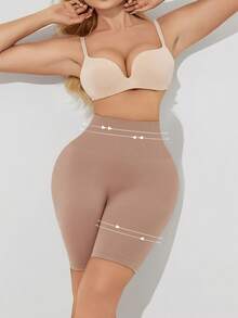 女士宽腰高弹力无缝塑身紧身裤