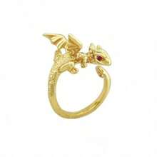 Crochet Rings For Finger Crochet Tension Ring Adjustable Flying Dragon Crochet Ring Yarn Tension Ring For Crochet With Box