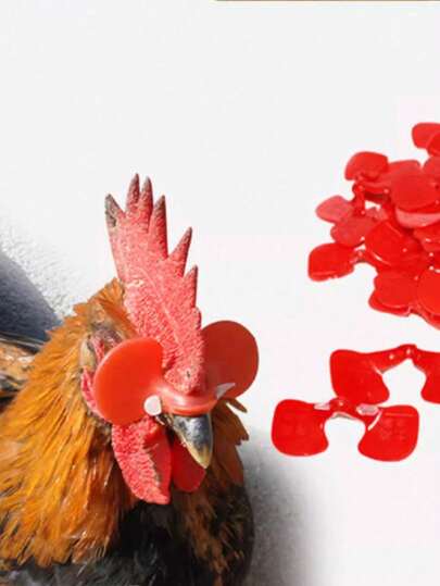 100pcs Anti-Pecking Chicken Glasses, Medium And Large Size Chicken Eye Covers, Equipment For Raising Chickens And Wild Fowl
