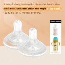 5cm Caliber Transparent Pacifier - White - View 10