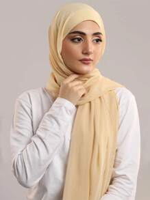 1pc Instant Jersey Hijab With Undercap Set - Silky Soft, Breathable Fabric Headscarf And Underscarf Combo, Suitable For Daily Wear, Holidays, Prayer, Mosque Visits