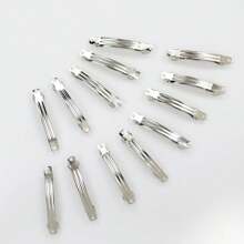 20pcs/Set French Hairpin Clips Base, Blank Automatic Clips, Handmade Bow Hair Clips, DIY Jewelry Making Supplies