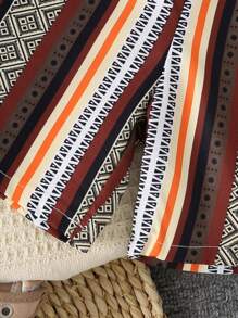 2 sztuki Letnia młodzieżowa chłopięca casualowa koszula z krótkim rękawem i paskiem w kontrastowym wykończeniu zestaw szortów