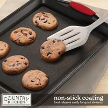 Nonstick Stackable Bakeware Set - Durable, Easy Release Baking Set, Black, 10 Pcs