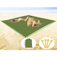 1 covoraș de plajă personalizat, potrivit pentru plaje, activități în aer liber, camping și călătorii ca partener de plajă esențial, permițându-vă să vă bucurați de o plajă fără haos și să vă lăsați cu amintiri frumoase - Multicolor - Vizualizare 36