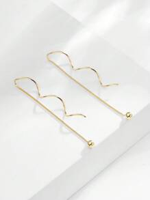 1 对时尚 S925 银手工几何耳环，具有高端质感，优质珠宝，适合女性日常穿着、派对、周年纪念服装、婚礼订婚新娘珠宝节日