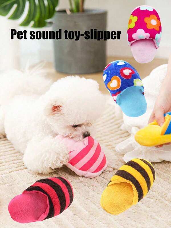 Set de 1 o 2 juguetes de felpa con sonidos para mascotas, juguete con voz de ladrido de cachorro, juguete interactivo resistente al masticado para aliviar el aburrimiento, suministros para mascotas, juguetes para mascotas