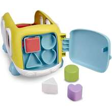 Pinypon My First School Bus - Autobus Escolar Con Panel para adaptarse a bloques de varias formas y colores, Estimula su desarrollo y juego, la motricidad Fina y Gruesa - Amarillo - Ver 3