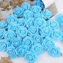 10/20/50/100pcs Artificial Flowers - Foam Rose Head, Fake Plant, Home, Dining Room, Living Room, Outdoor Garden Decoration, Autumn, Spring, Vase, Flower Wall, Wreath, Bridal Bouquet, Wedding Decoration, DIY Wreath Materials, Birthday Party Decoration Materials, Valentine's Day, New Year Gifts Graduation