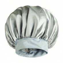 1PC Custom-Made Soft Satin Imitation Hair Sleeping Cap Wide-Brimmed High Stretch Hood Beauty Shower Cap Hair Care Hair Care Cap Women Care Satin Nightcap Gifts