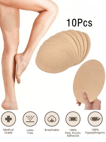 10Pcs Anti-Chafing Thigh Bands Thigh High Socks Anti-Friction Anti-Chafing Run Walk Beauty Thigh Protection Pads For Women, Anti-Chafing Thigh Pads For Inner Thighs To Prevent Chafing And Friction, Invisible For Men And Women In Summer Body Care For Travel, Sport, Outdoor, Belt, Stickers, Boy Valentine Heart Women's Valentine