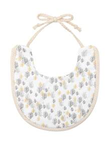 1pc Personalized Embroidery Name Baby Bib, Decorate & Gift For Baby Boy/Girl - Multicolor - View 20