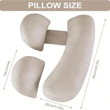 Support Nursing Pillow For Pregnant Maternity & Body Extended Pregnancy Pillow Fok Sleeping Adjustable Full Body & Back Support Extended Full Body Pillow Pregnancy Pillow With Cooling Cover