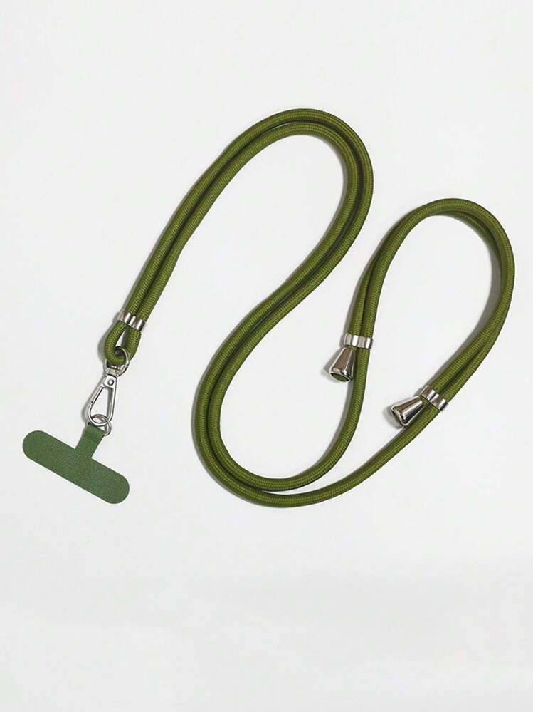 1pc 6mm Multipurpose Lanyard - Polyester, Suitable For Phone, Keychain, Camera And Outdoor Equipment, Comes With Random Metal Hook Gifts For Mother, Family, Friends, Birthday, Holiday Phone Charm, Phone Chain - Multicolor - View 6